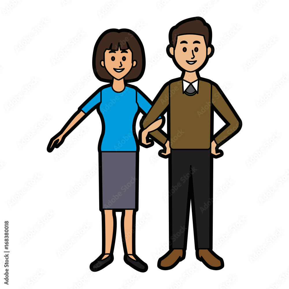 couple standing man and woman together people couple standing man and woman together people