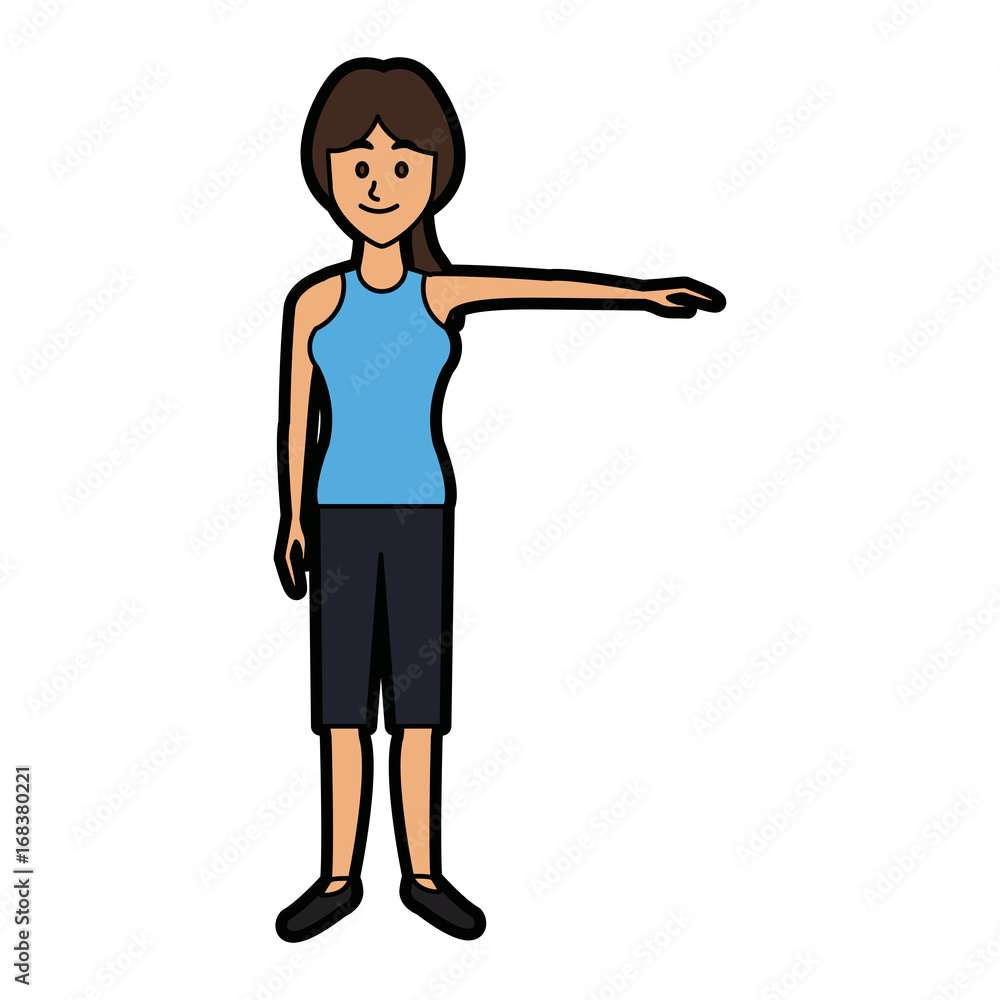 beautiful woman character people standing vector illustration beautiful woman character people standing vector illustration
