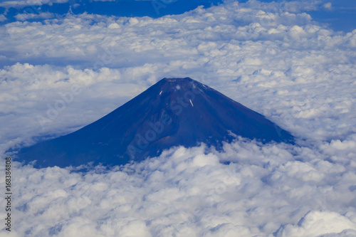 August, summer,Mount Fuji on the cloud
