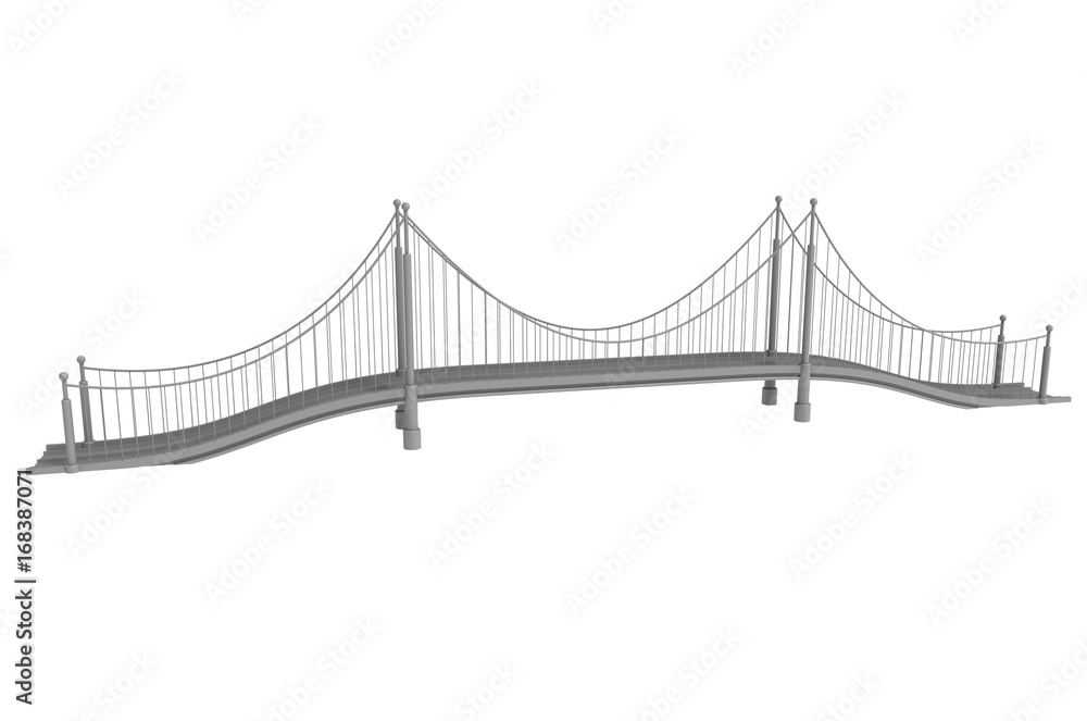 Render illustration architecture bridge Render illustration architecture bridge