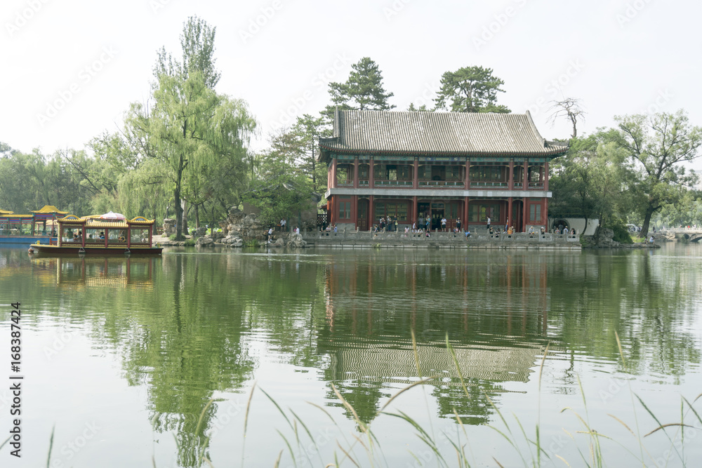 Yanyu tower in chengde summer resort park Yanyu tower in chengde summer resort park