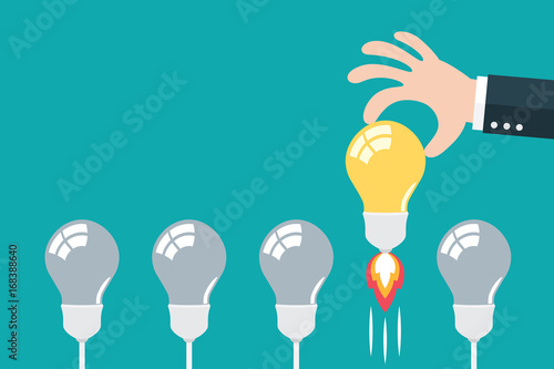 Choose best idea concept.
