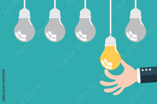 Choose best idea concept.