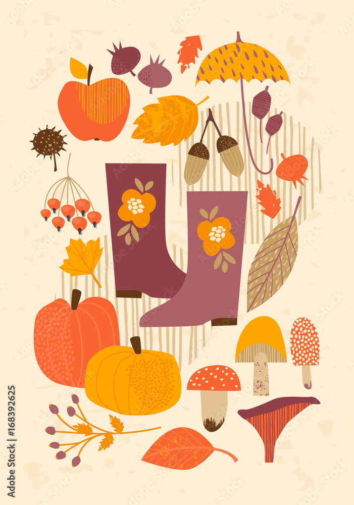 Autumn templates. Vector design for card, poster, flyer, web and other users. Autumn templates. Vector design for card, poster, flyer, web and other users.