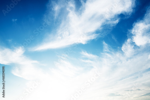 blue sky with cloud