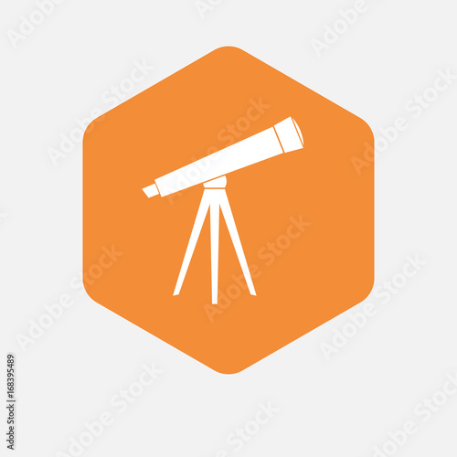Isolated hexagon with a telescope