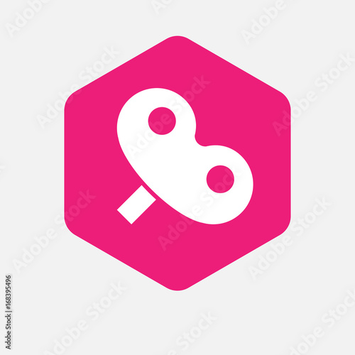 Isolated hexagon with a toy crank