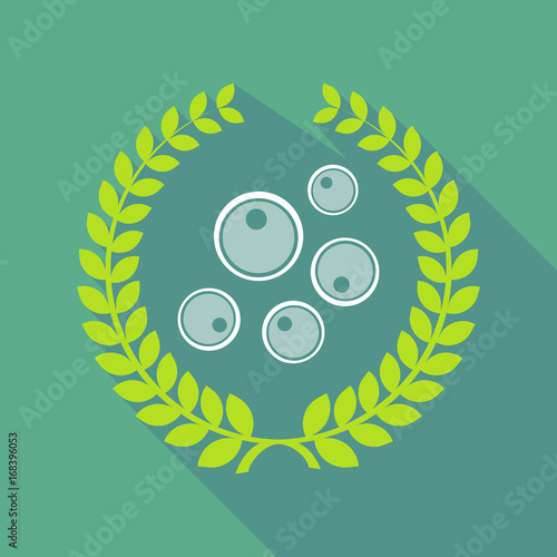 Long shadow laurel wreath with oocytes