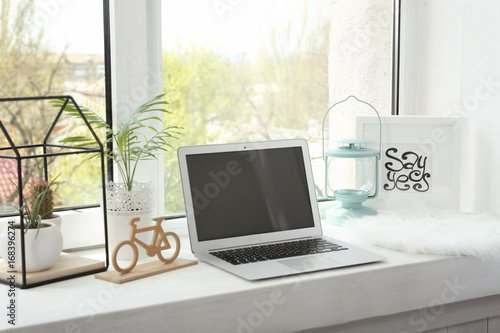 Modern comfortable workplac...