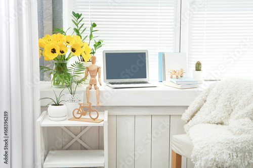 Modern comfortable workplac...