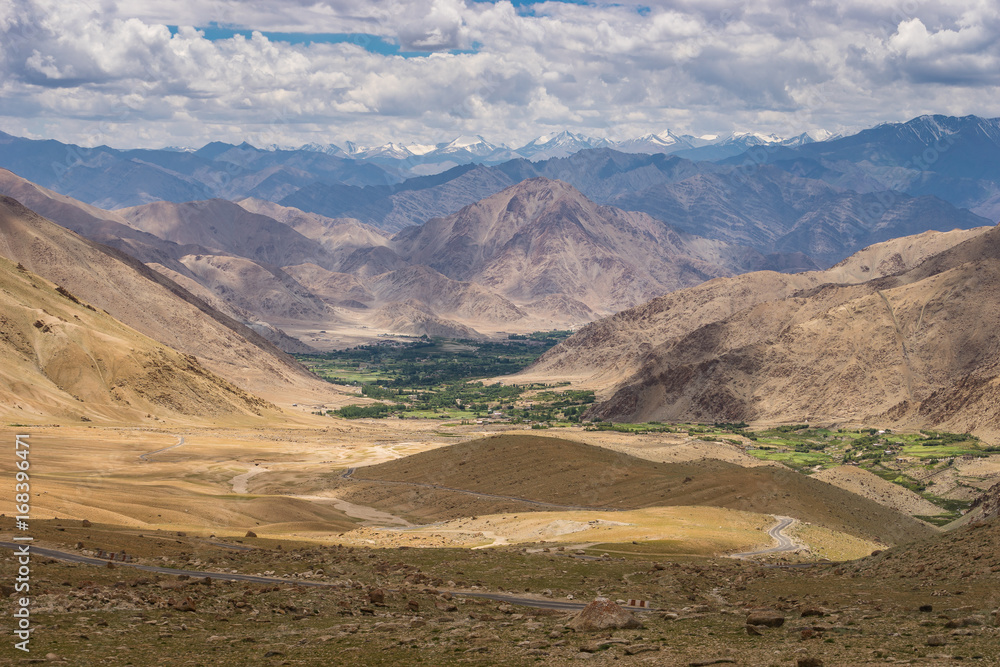 Himalaya mountain landscape in Leh, Ladakh, India