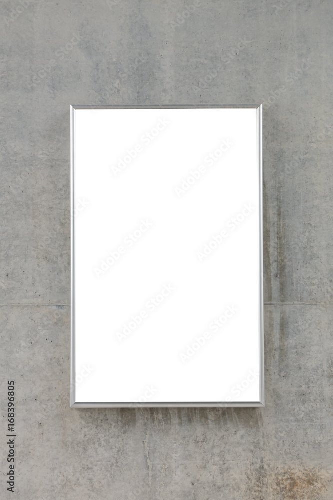 blank billboard on concrete wall blank billboard on concrete wall