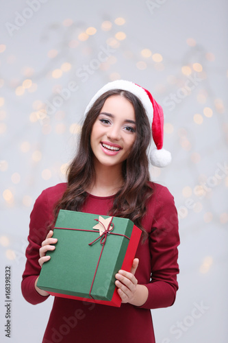 Attractive young lady in Ch...