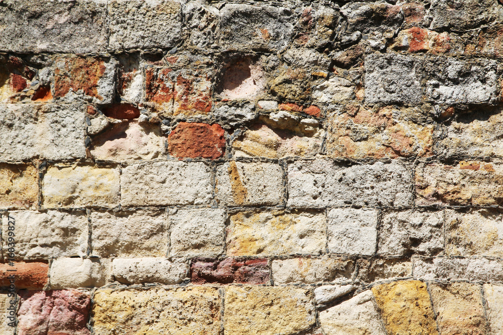 Old wall stone texture, Te Avila Walls, Spain Old wall stone texture, Te Avila Walls, Spain
