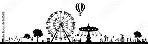 Silhouette Volksfest
