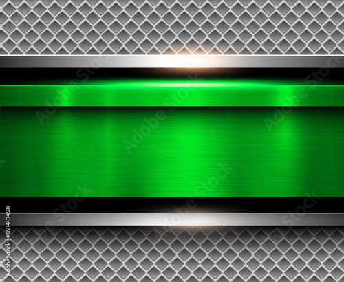 Background metallic green