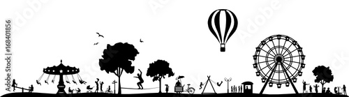 Silhouette Volksfest