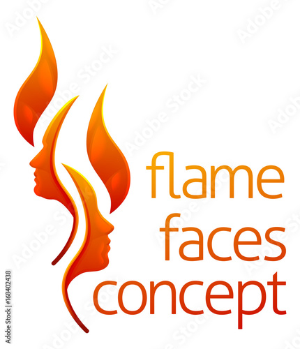 Flame Faces Concept