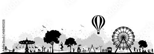 Silhouette Herbstfest