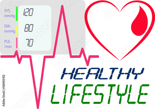 picture promoting a healthy lifestyle.