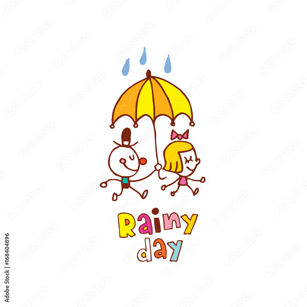 Obraz premium rainy day