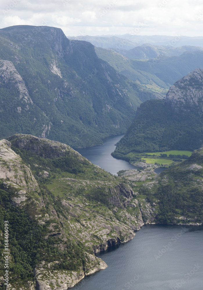 Norway. View on the Lysefjord