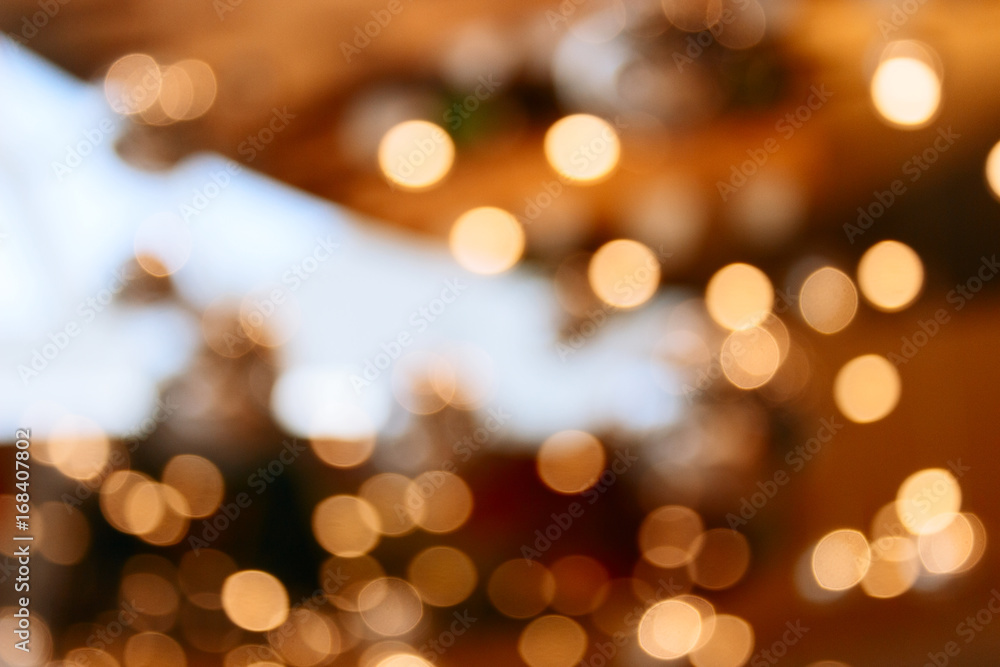 Golden bokeh backgrround Golden bokeh backgrround