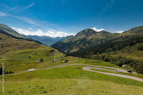 Landschaft am Furkajoch (Vorarlberg) 1.700 m