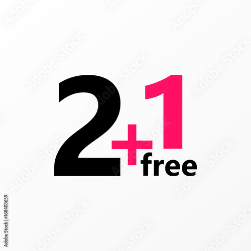 Buy two get one free sale design.