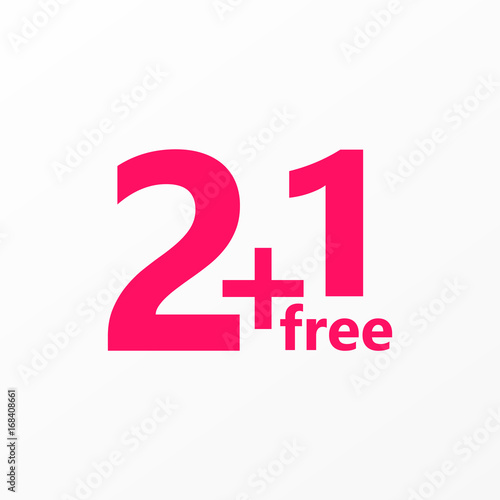 Buy two get one free sale design.