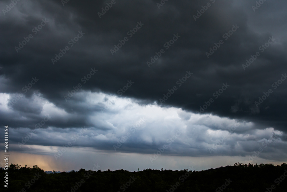 beautiful Rain clouds and gloomy sky beautiful Rain clouds and gloomy sky