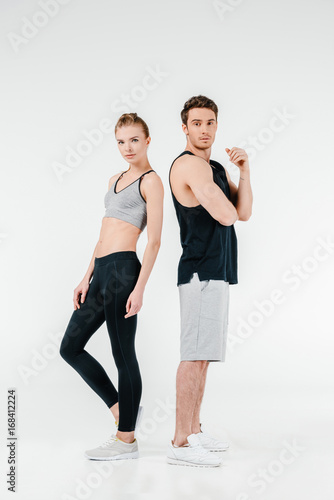 young fit couple