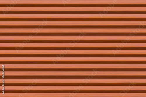 Abstract background with horizontal brown dark and light stripes three-dimensional drawing