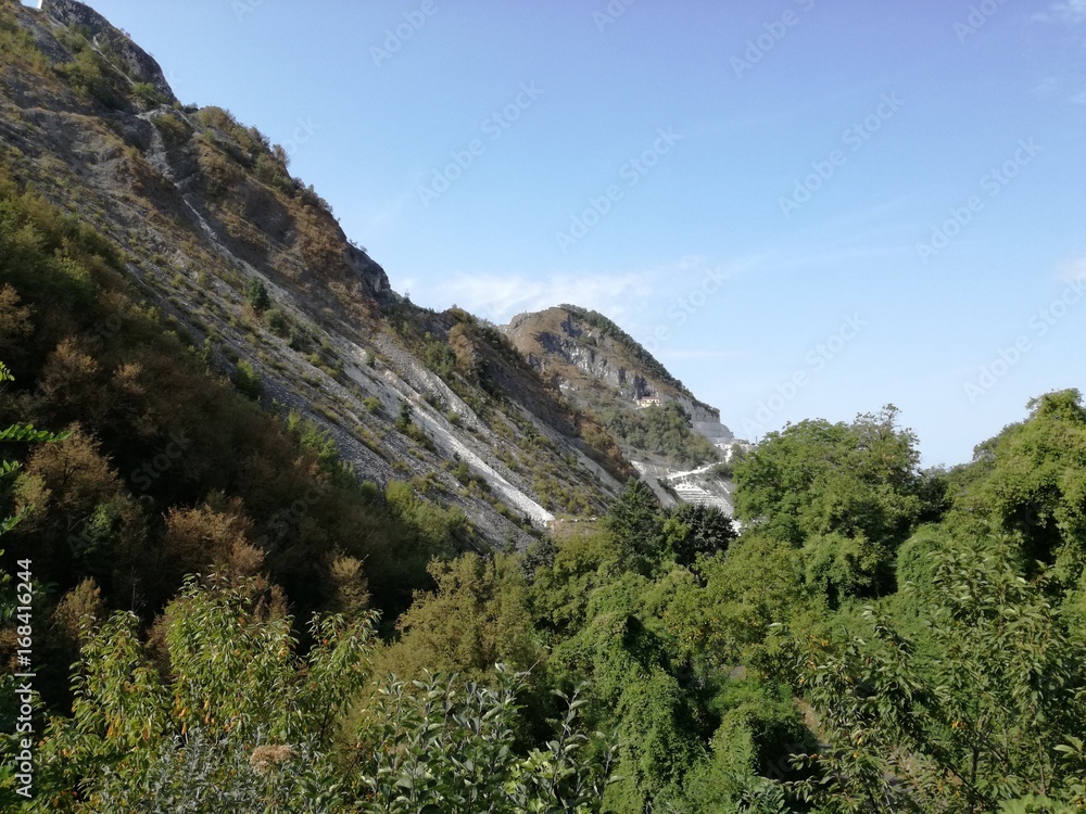 White marble quarries, Colonnata (Carrara)