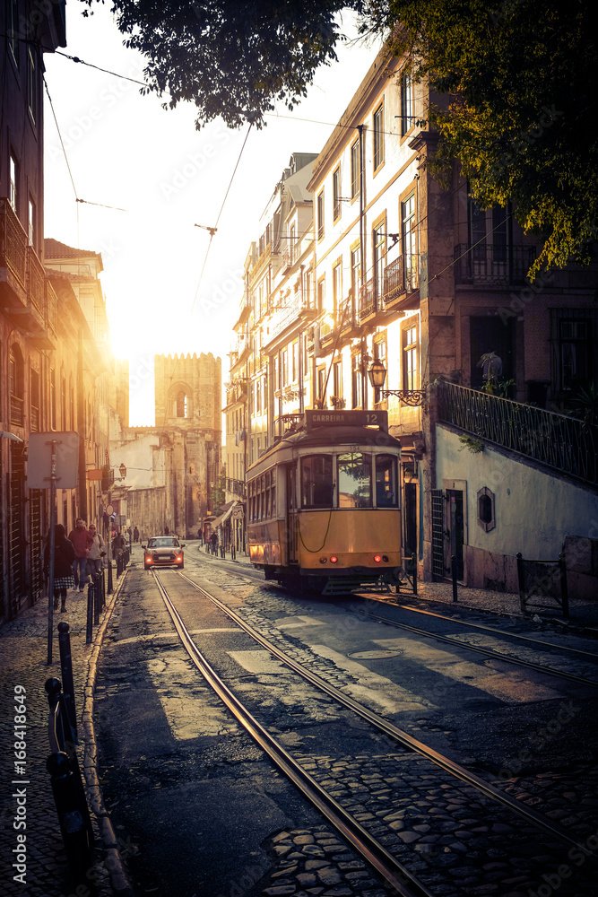 Electric Tram in Lisbon