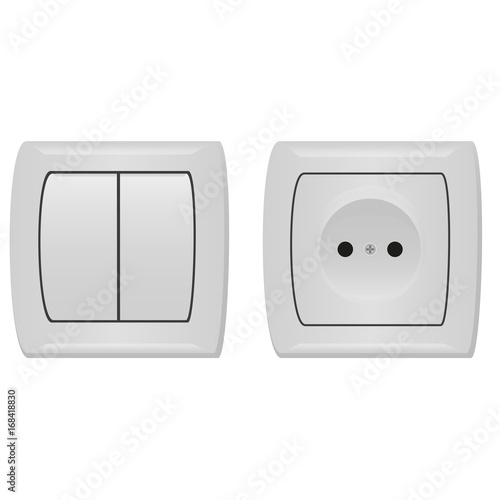 Light switch and socket outlet
