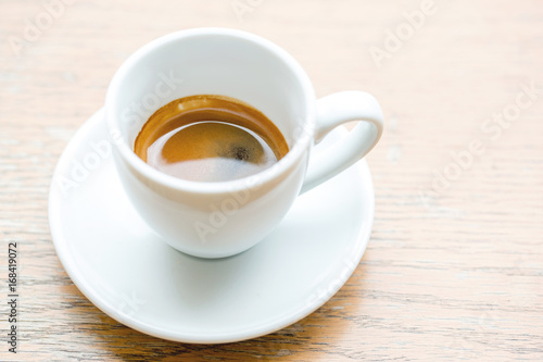 Coffee cup, A cup of hot espresso