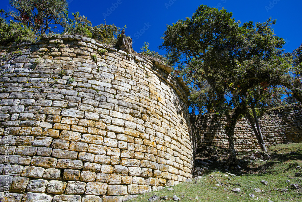 Precolumbian ruins in Kuelap / Tingo/ Chachapoyas /Peru/ south america