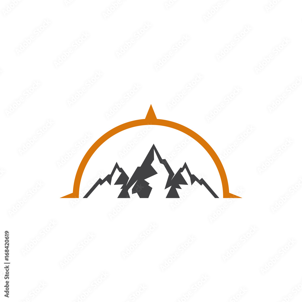 mountain vector template logo mountain vector template logo