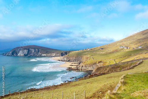 Idyllic Keem Beach on Achill Island, Co. Mayo - Ireland photo