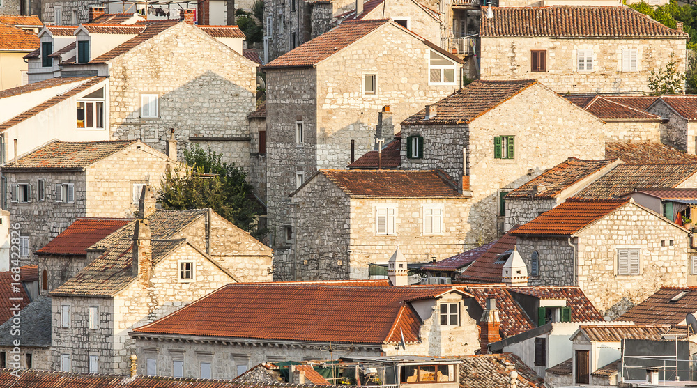 Fototapeta premium Nice City Hvar in Hvar Island in Croatia