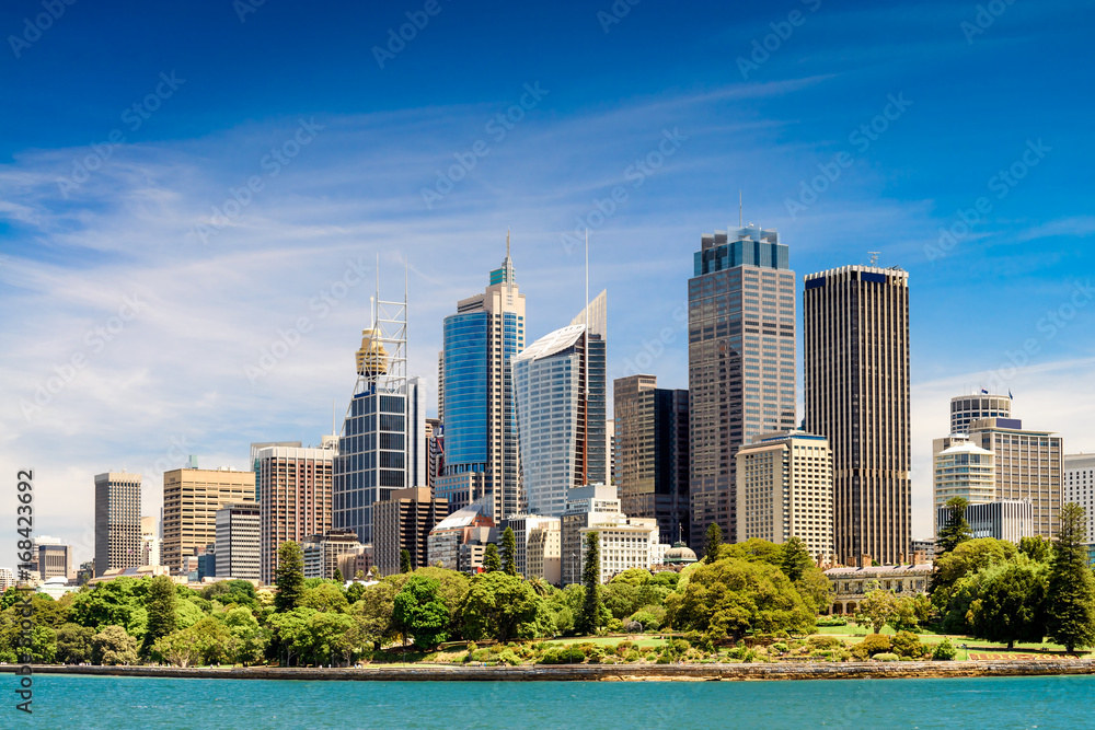 Obraz premium Wieżowce w Sydney