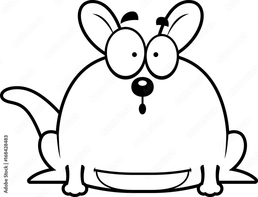 Surprised Little Kangaroo Surprised Little Kangaroo