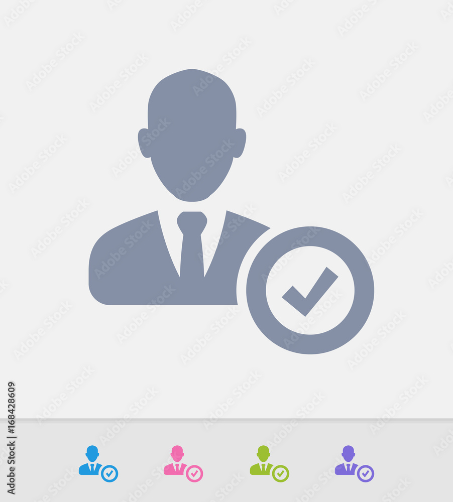 Businessman Avatar & Check Sign - Granite Icons. A professional, pixel-perfect icon designed on a 32x32 pixel grid and redesigned on a 16x16 pixel grid for very small sizes. Businessman Avatar & Check Sign - Granite Icons. A professional, pixel-perfect icon designed on a 32x32 pixel grid and redesigned on a 16x16 pixel grid for very small sizes.
