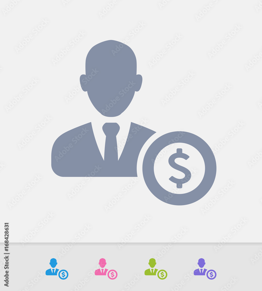 Businessman Avatar & Dollar - Granite Icons. A professional, pixel-perfect icon designed on a 32x32 pixel grid and redesigned on a 16x16 pixel grid for very small sizes. Businessman Avatar & Dollar - Granite Icons. A professional, pixel-perfect icon designed on a 32x32 pixel grid and redesigned on a 16x16 pixel grid for very small sizes.