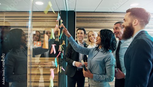 фотографія Creative businesspeople brainstorming