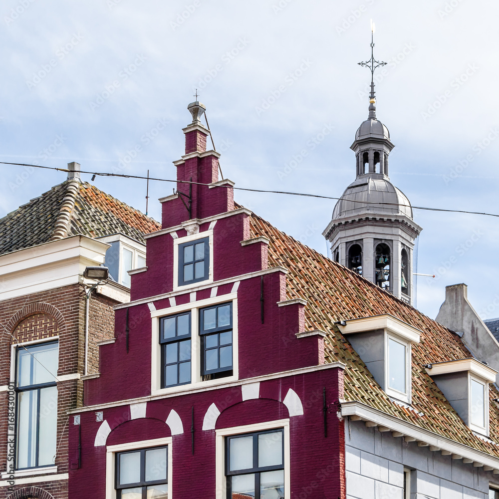 Fototapeta premium Architecture in Alkmaar, the Netherlands