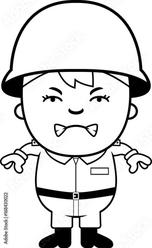 Angry Soldier Boy