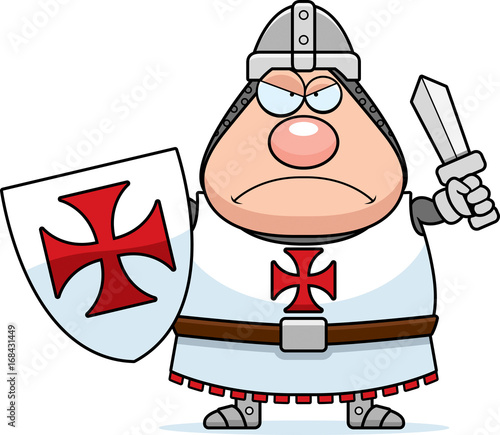 Angry Cartoon Templar
