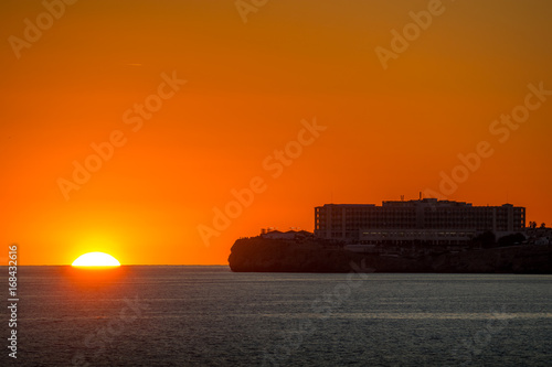 Fototapeta Naklejka Na Ścianę i Meble -  Sunset in Menorca, Spain